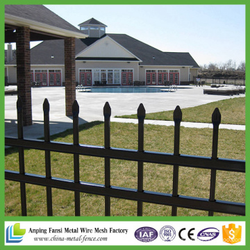 High Quality Black Cheap Decorative Wrought Iron Fence with Arrow